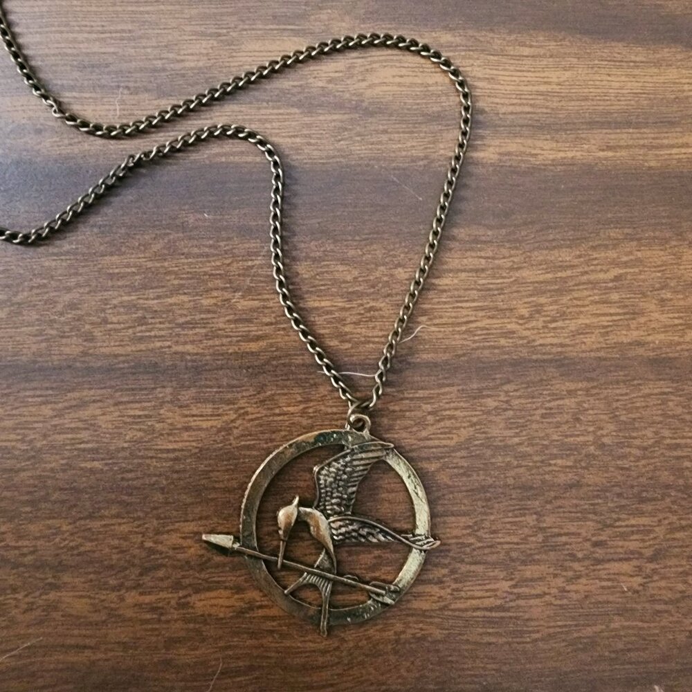 Hunger Games Mocking Jay Pin Necklace